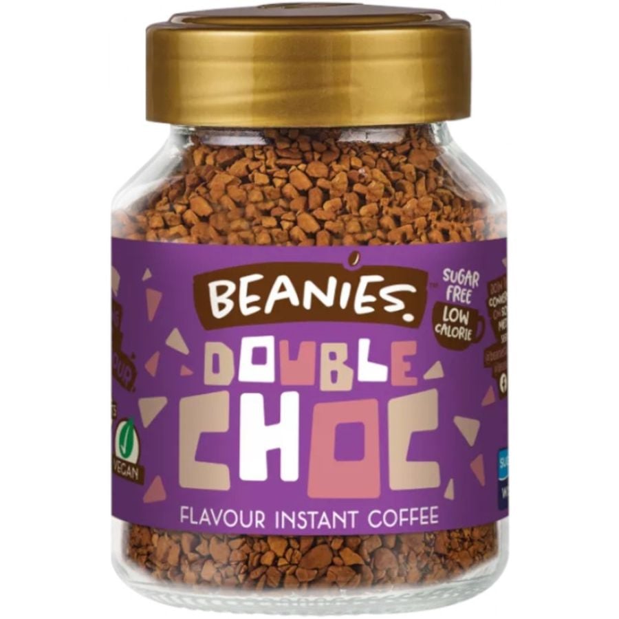 Beanies Double Chocolate café instantáneo saborizado 50 g