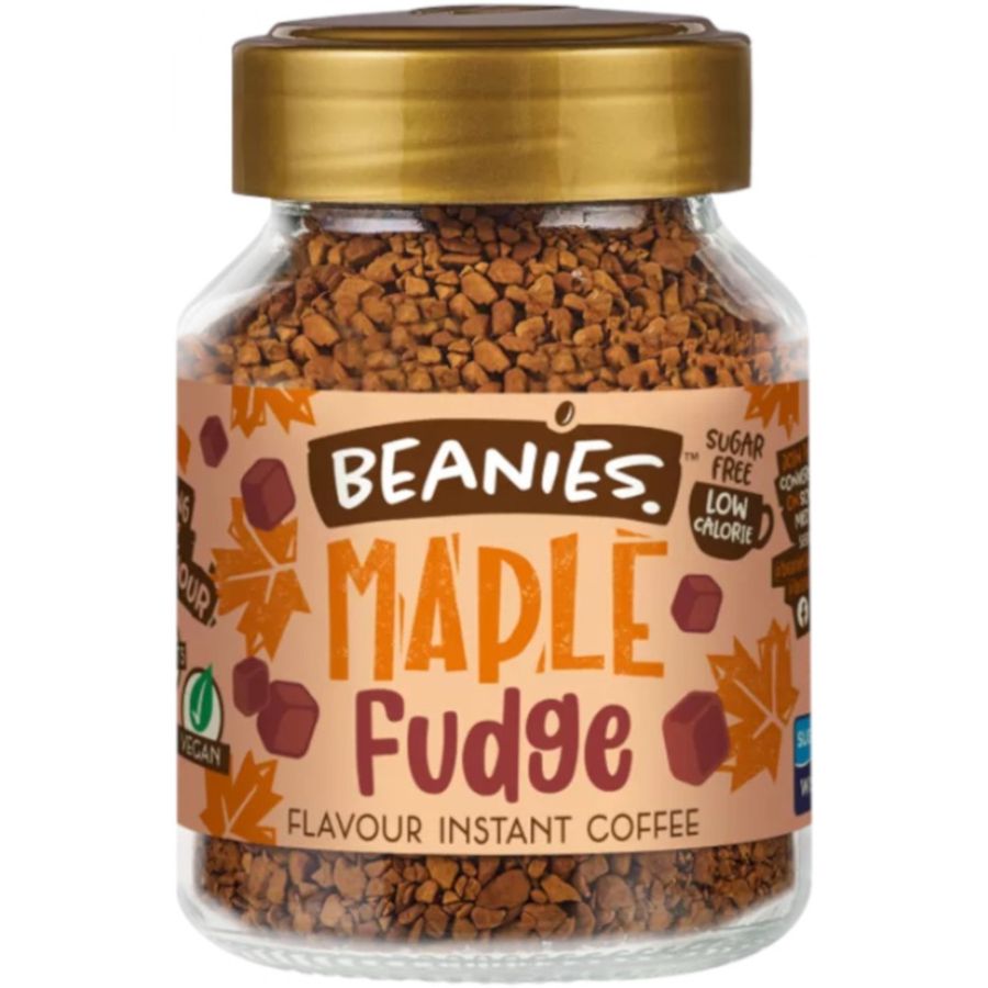 Beanies Maple Fudge café instantáneo saborizado 50 g