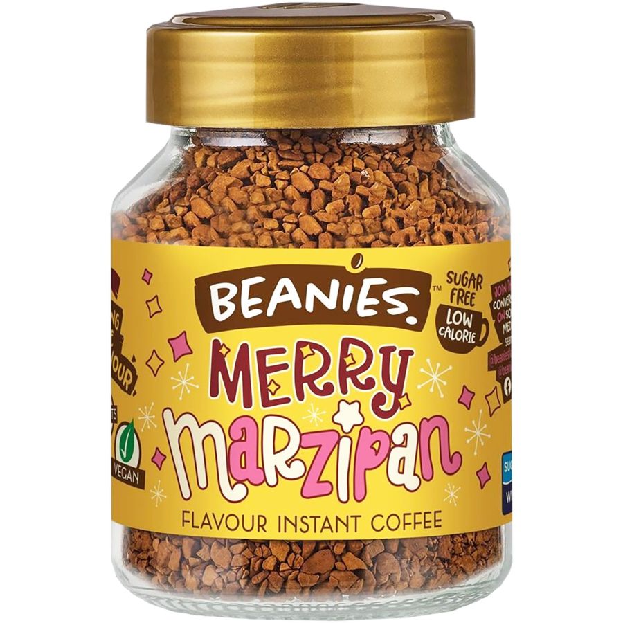 Beanies Merry Marzipan Café Instantané Aromatisé 50 g