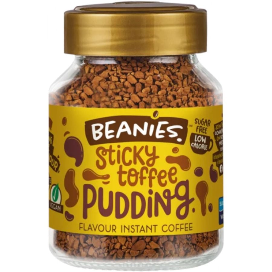 Beanies Sticky Toffee Pudding Flavoured Instant Coffee 50 g