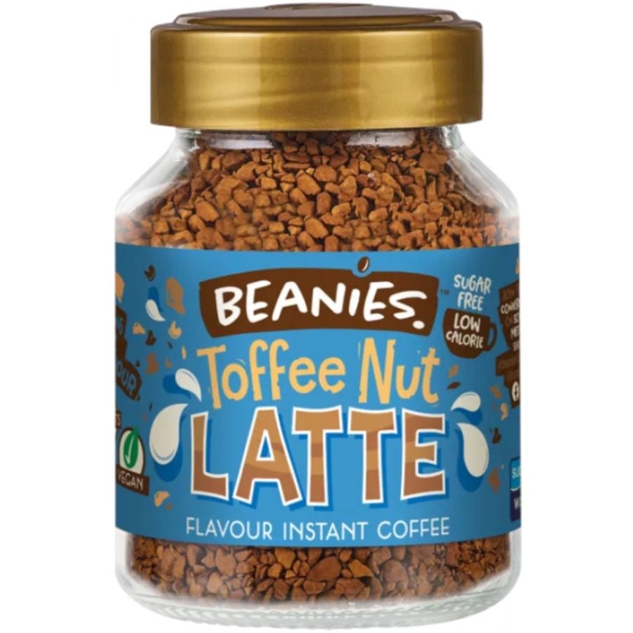 Beanies Toffee Nut Latte café instantané aromatisé 50 g