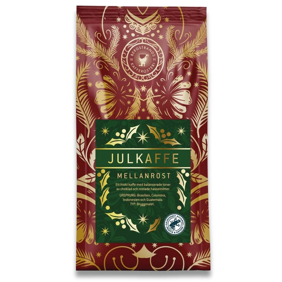 Bergstrands Unspiced Christmas Coffee Medium Roast 250 g Ground