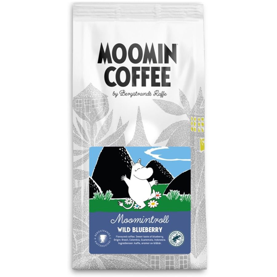 Bergstrands Moomintroll Wild Blueberry café aromatisé 250 g moulu