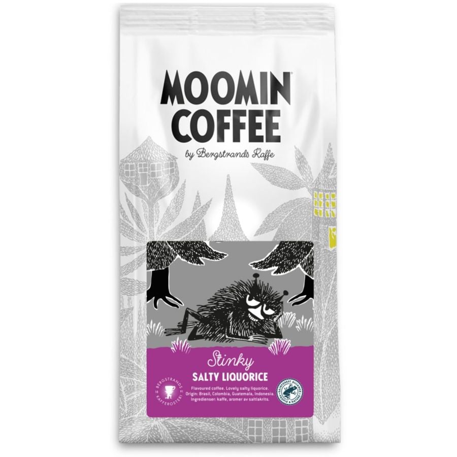 Bergstrands Moomin Stinky Salty Liquorice café saborizado 250 g molido