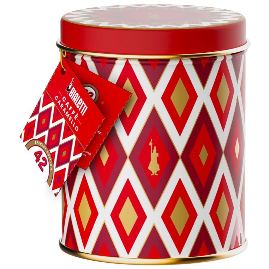 Bialetti Caffè Macinato Caramello Ground Coffee 250 g Tin