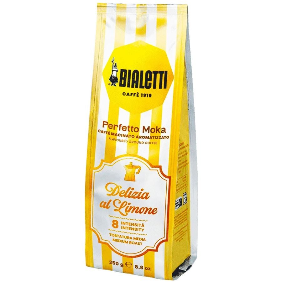 Bialetti Perfetto Moka Delizia al Limone Flavoured Ground Coffee 250 g