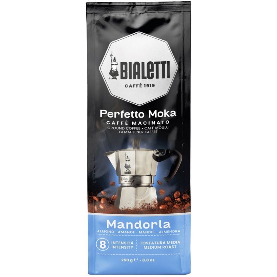 Bialetti Perfetto Moka Mandorla 250 g Ground Coffee