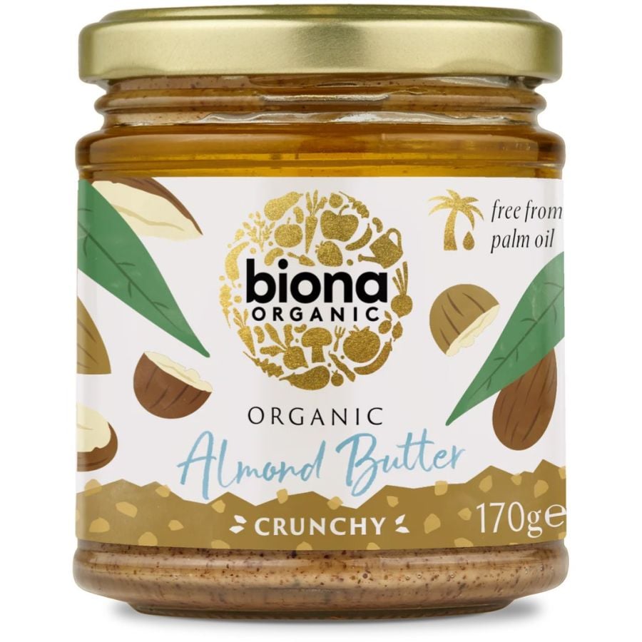 Biona Almond Butter Crunchy 170 g