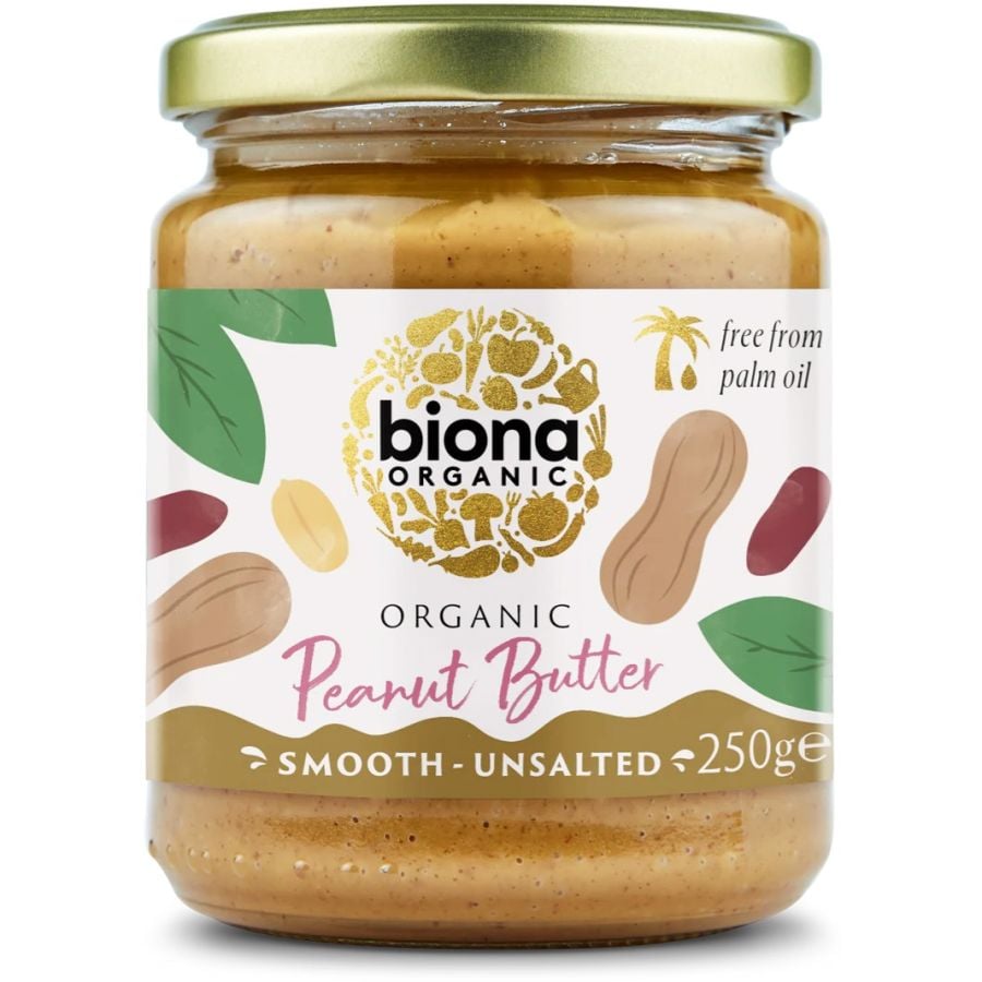 Biona Peanut Butter Smooth Unsalted 250 g