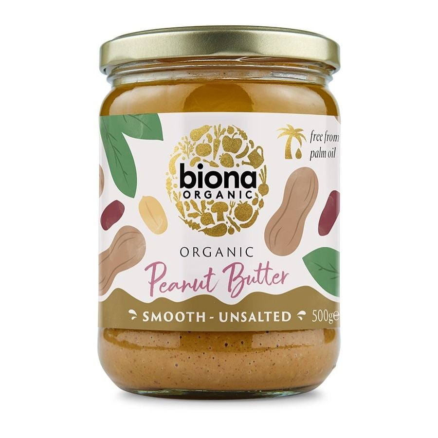 Biona Peanut Butter Smooth sin sal 500 g