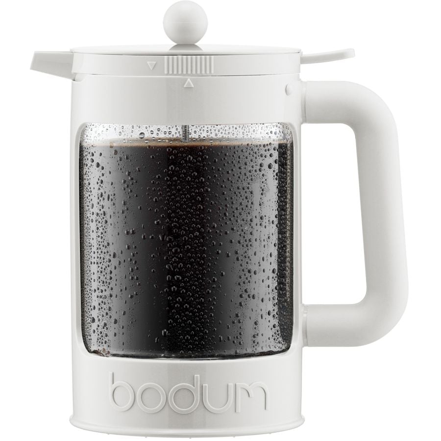 Bodum Bean Set cafetera para café cold brew,12 tazas 1500 ml, blanco