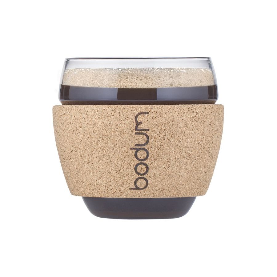 Bodum Pavina vaso con banda de corcho 350 ml, 2 uds.