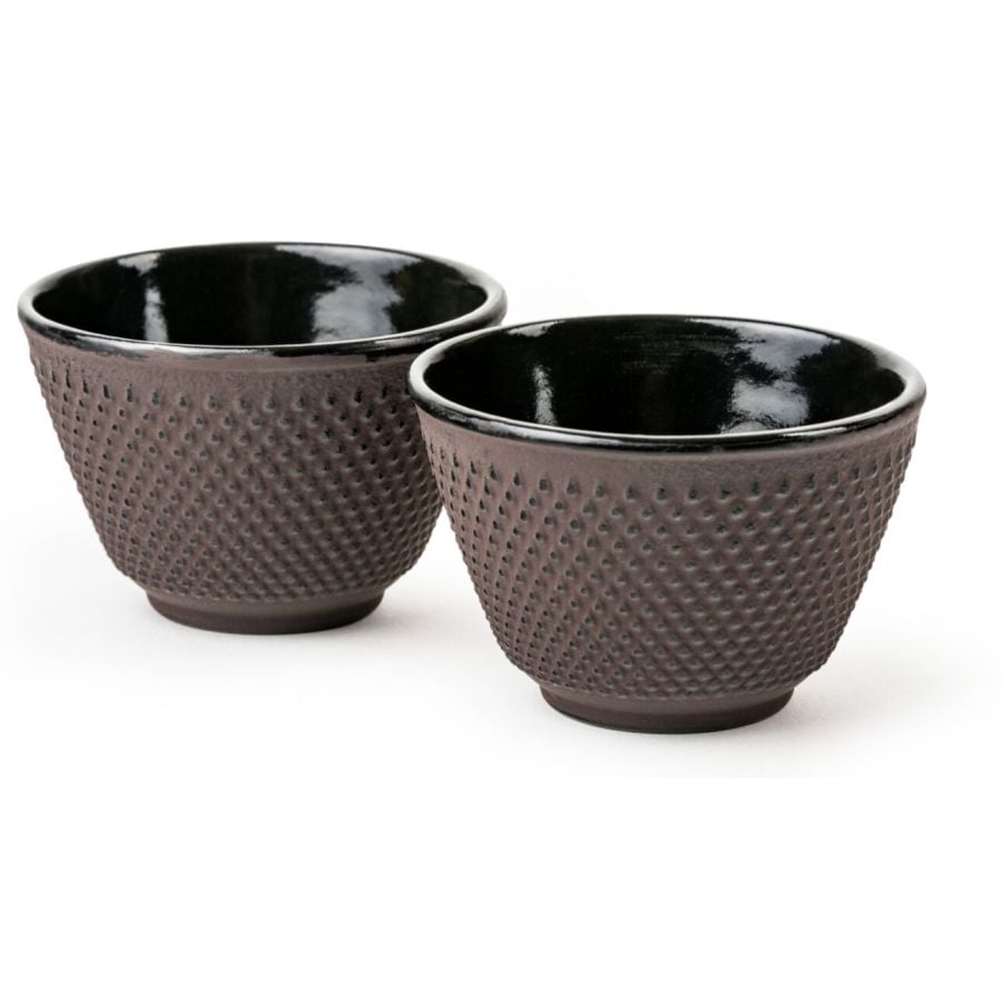 Bredemeijer Xilin Cast Iron Tea Cups 100 ml, 2 pcs, Aubergine