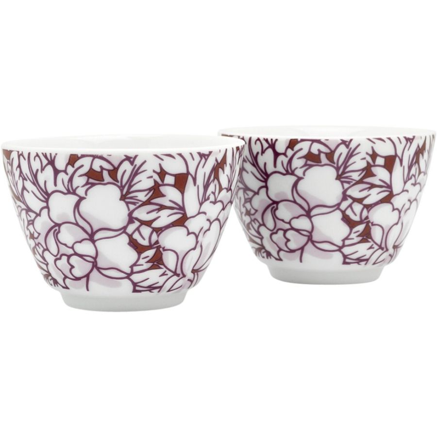 Bredemeijer Yantai  Tea Cups 100 ml, 2 pcs, Red