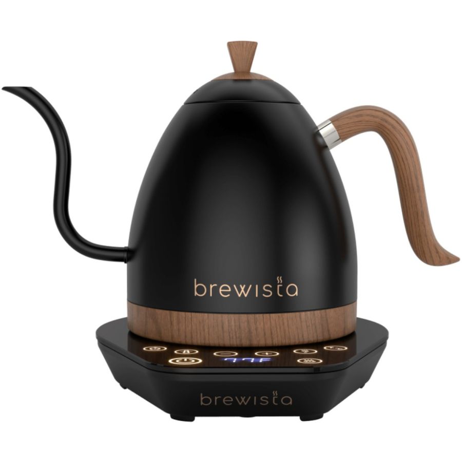 Brewista Artisan Gooseneck hervidor de agua con temperatura variable 1 l, negro mate