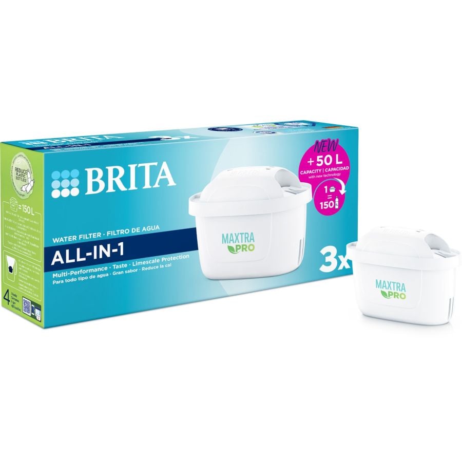 Brita Maxtra Pro All-In-1 cartouche de filtre à eau pack de 3