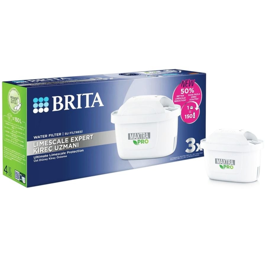 Brita Maxtra Pro Limescale Expert Filter Cartridge 3-Pack