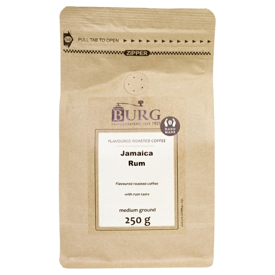 Burg café aromatisé, rhum jamaïque 250 g moulu