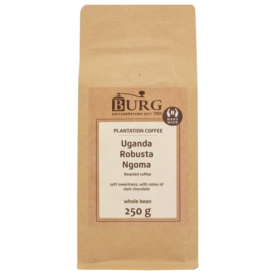 Burg Uganda Robusta Ngoma 250 g grains de café