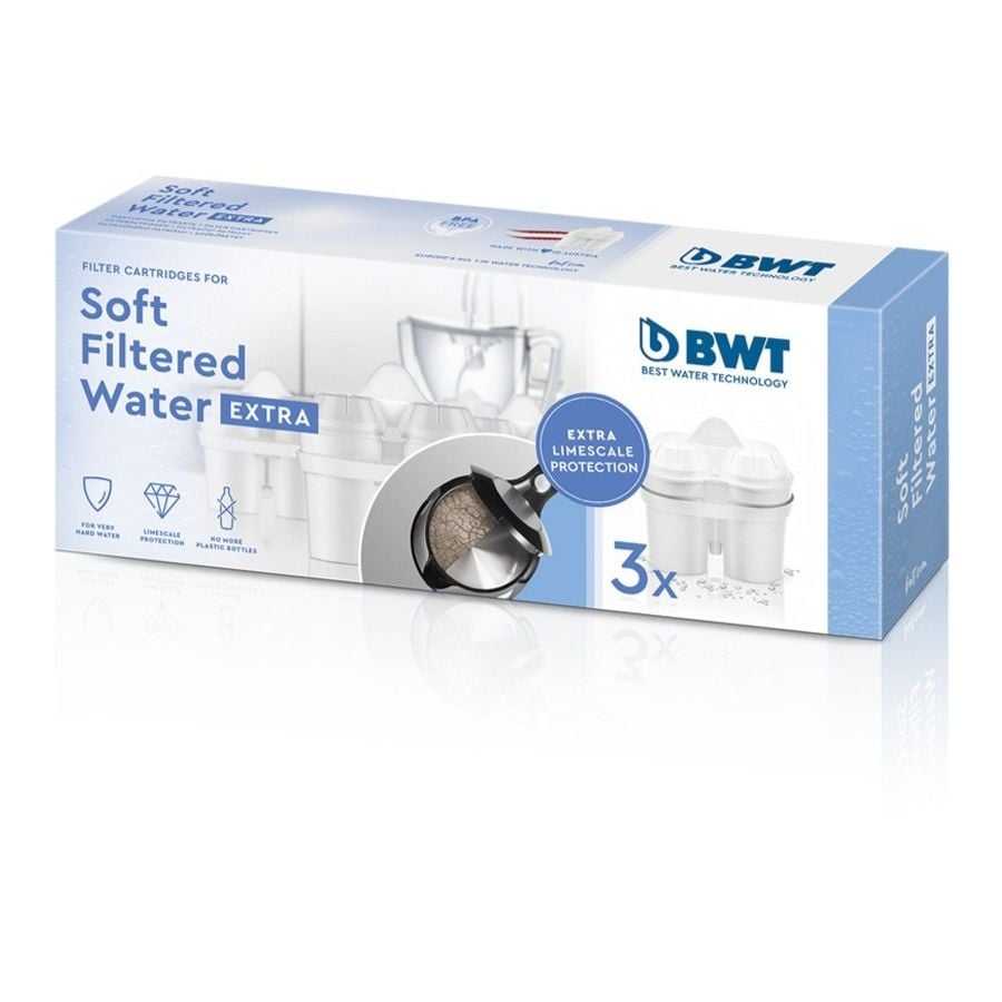 BWT Soft Filtered Water EXTRA cartuchos de filtro, 3 uds.