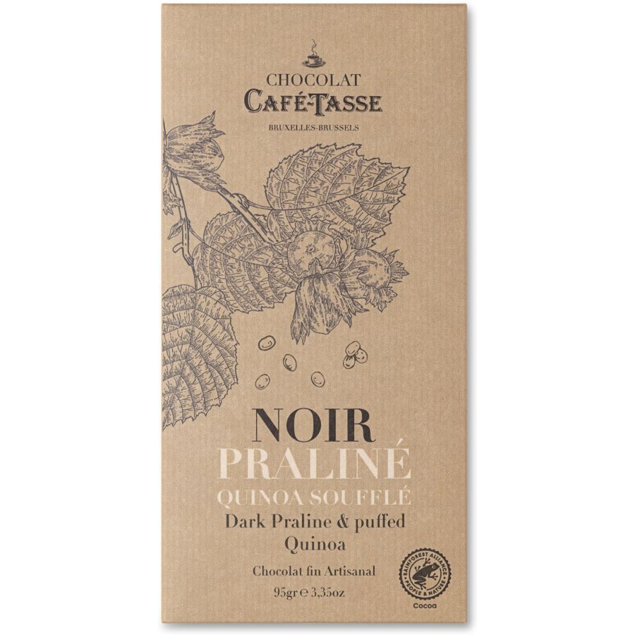 Café-Tasse Dark Chocolate Praline & Puffed Quinoa 95 g
