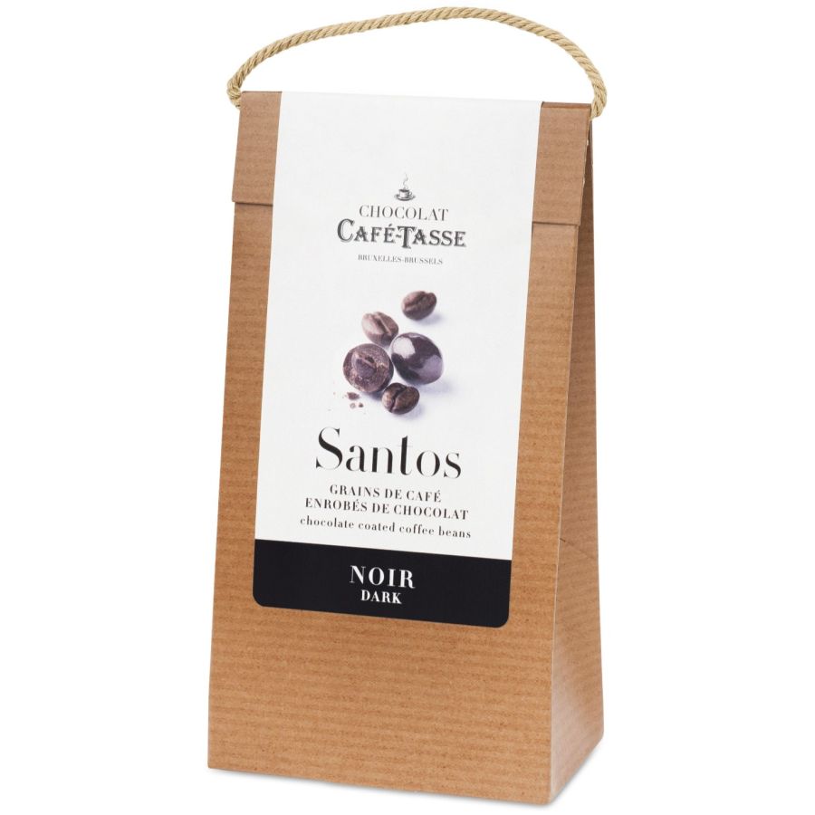 Café-Tasse Santos Dark Chocolate Coated Coffee Beans 125 g