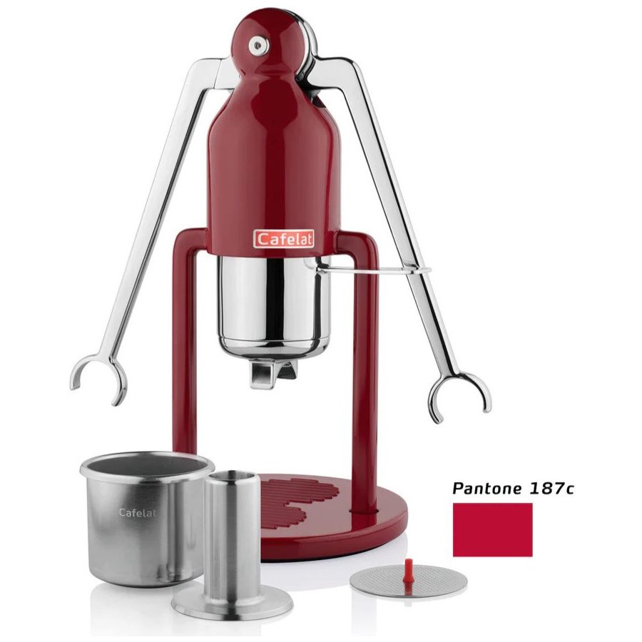 Cafelat Robot Regular machine à Expresso manuelle, rouge