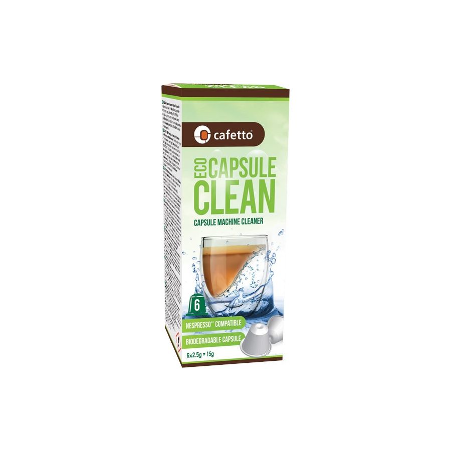 Cafetto Eco Capsule Clean Organic Cleaning Capsule 6 pcs