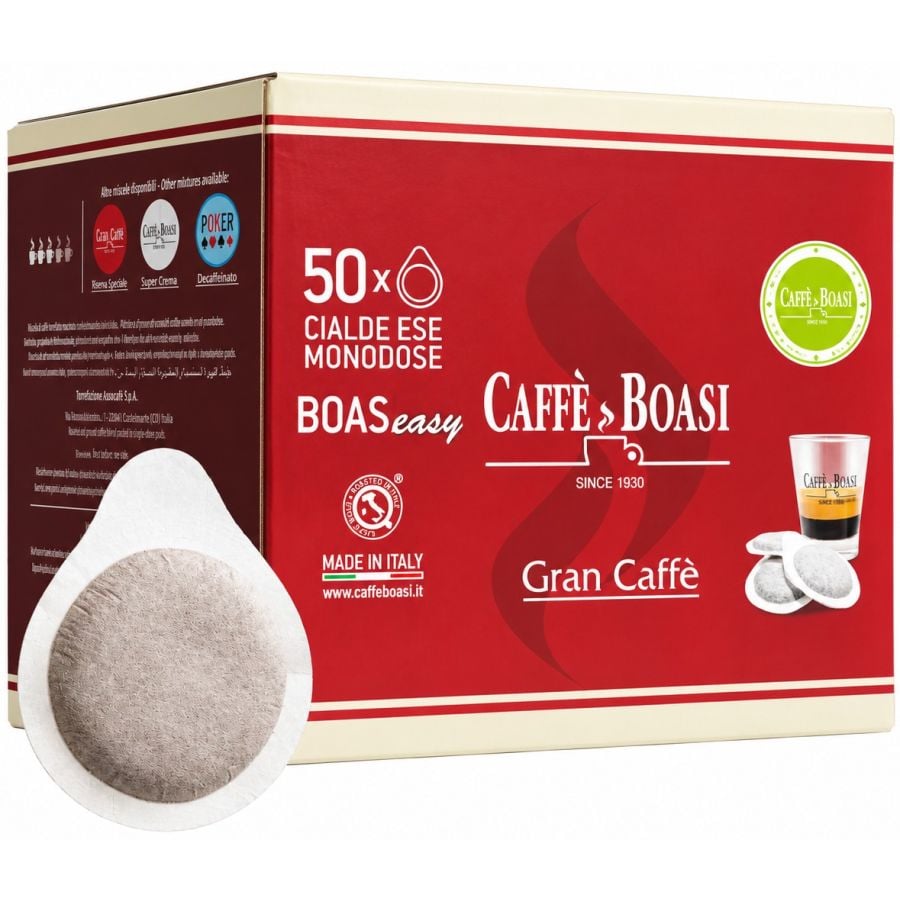 Caffè Boasi Gran Caffè E.S:E. Espresso Pods 50 pcs