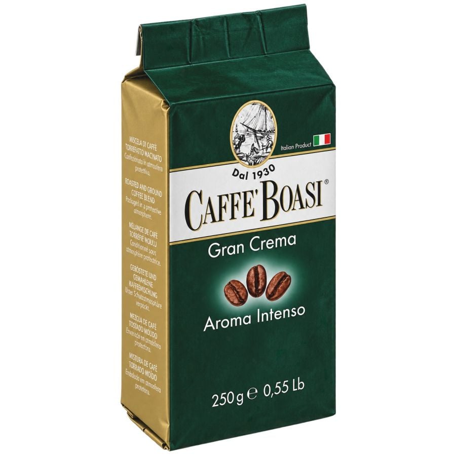 Caffè Boasi Gran Crema Aroma Intenso Ground Coffee 250 g