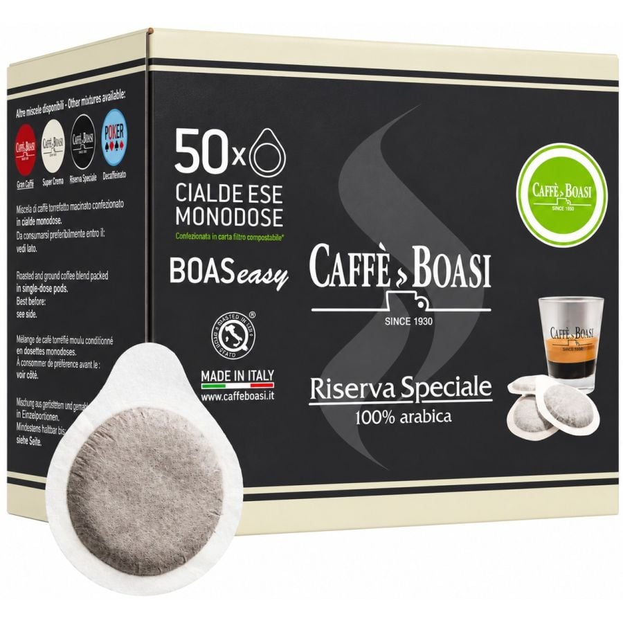 Caffè Boasi Riserva Speciale E.S.E. Espresso Pods 50 pcs