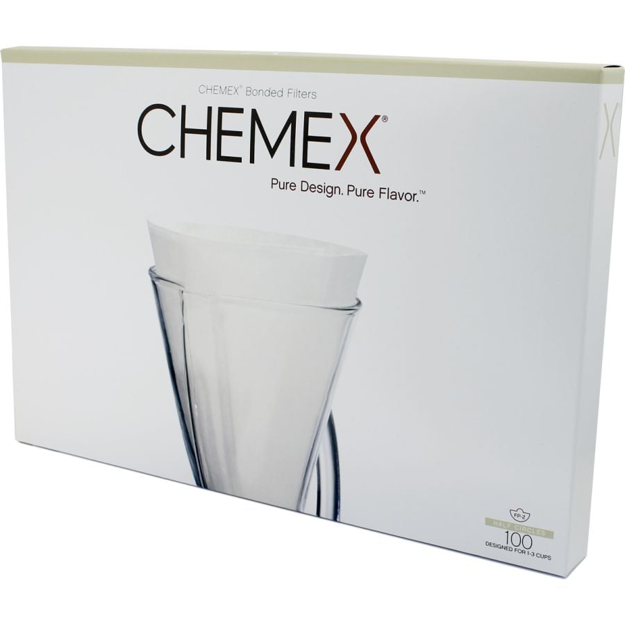 Chemex filtros de papel para cafetera de 3 tazas, 100 uds.