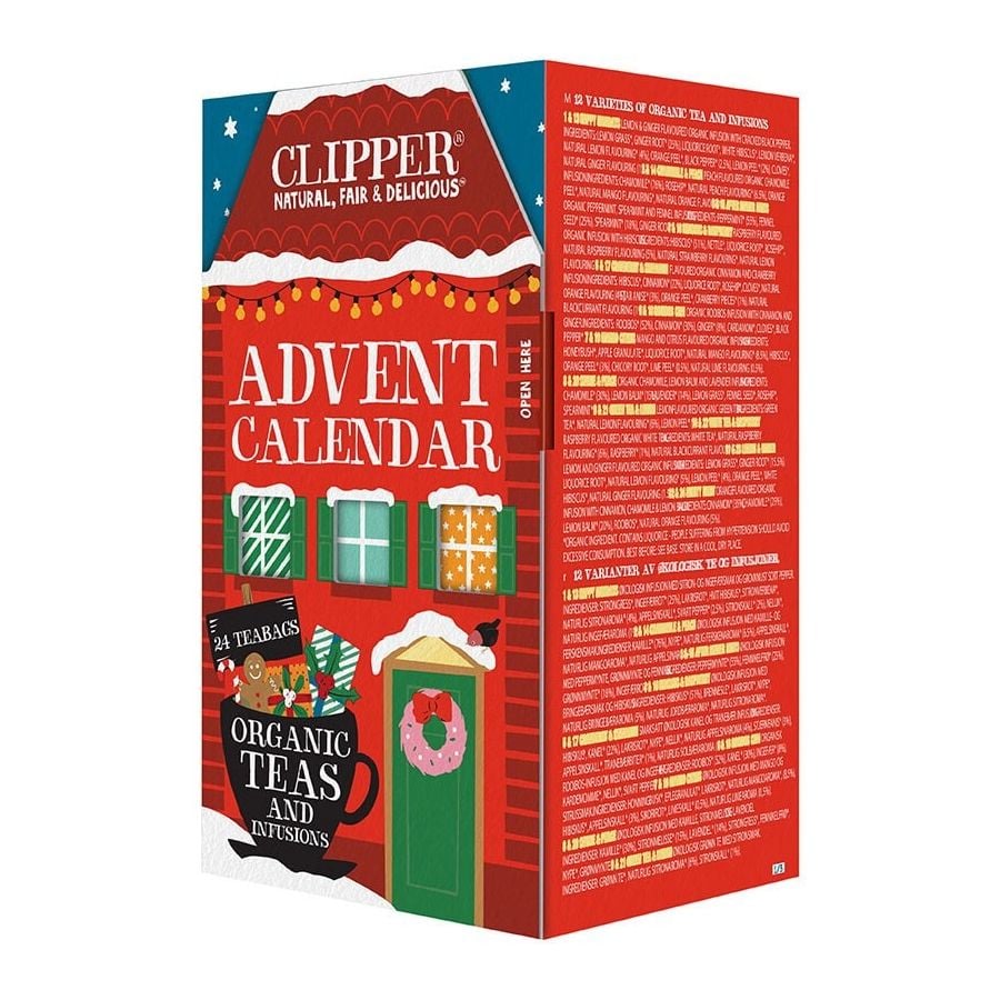 Clipper Advent Calendar 2026 calendario de adviento 24 bolsas de té
