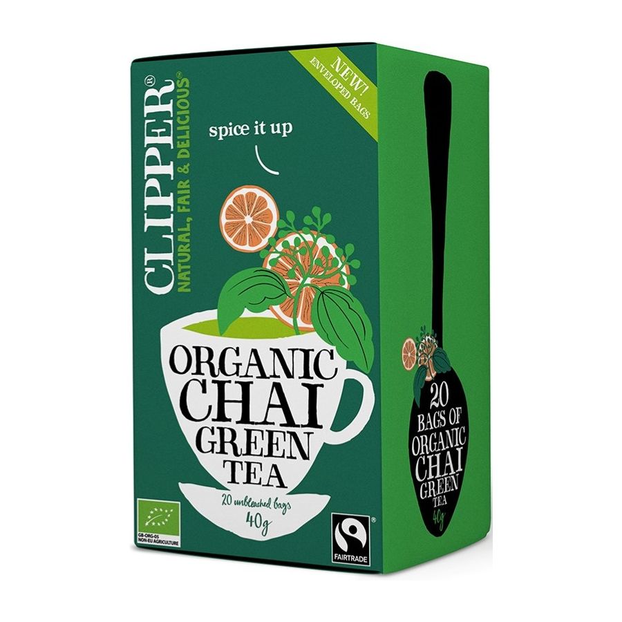 Clipper Organic Chai Green Tea 20 Bags