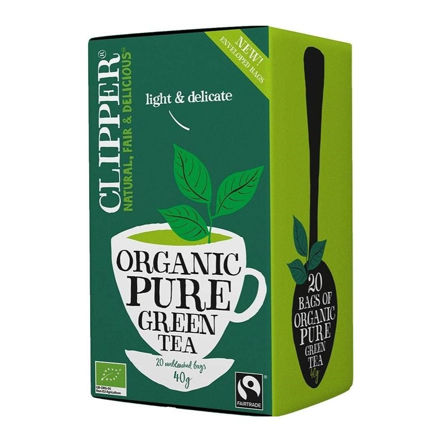 Clipper Organic Pure Green Tea 20 bolsas de té