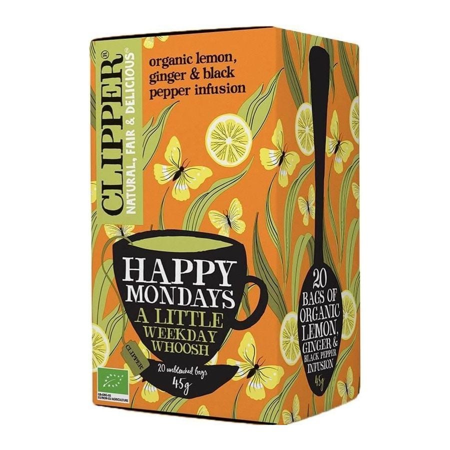 Clipper Organic Happy Mondays Infusion 20 bolsas de té