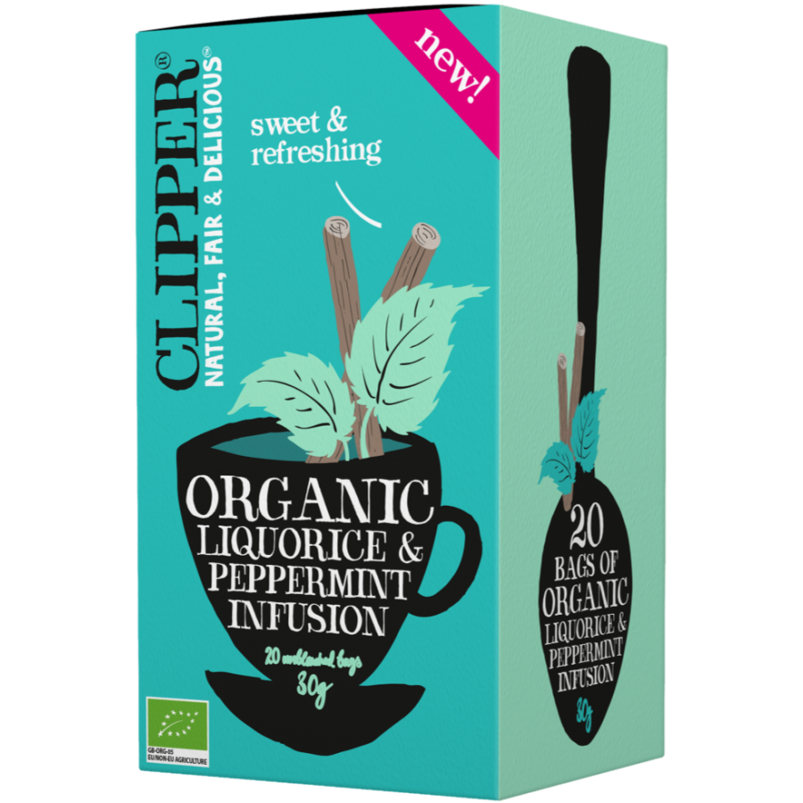 Clipper Organic Liquorice & Peppermint Infusion 20 sachets