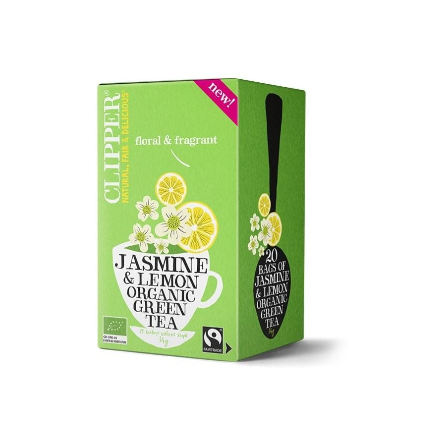 Clipper Jasmine & Lemon Organic Green Tea 20 bolsas de té