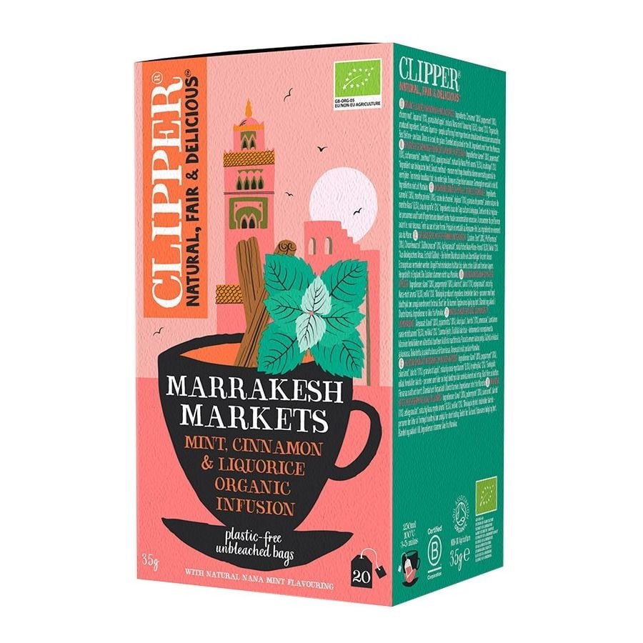 Clipper Organic Marrakesh Markets Mint Infusion 20 Tea Bags