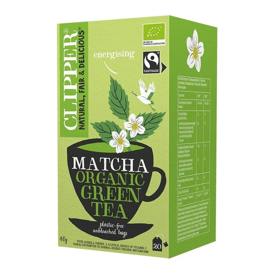 Clipper Matcha Organic Green Tea 20 sachets de thé