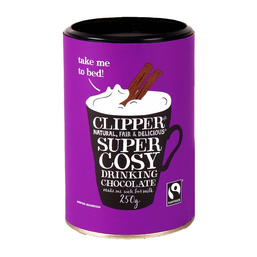 Clipper Fairtrade Super Cosy Drinking Chocolate 250 g