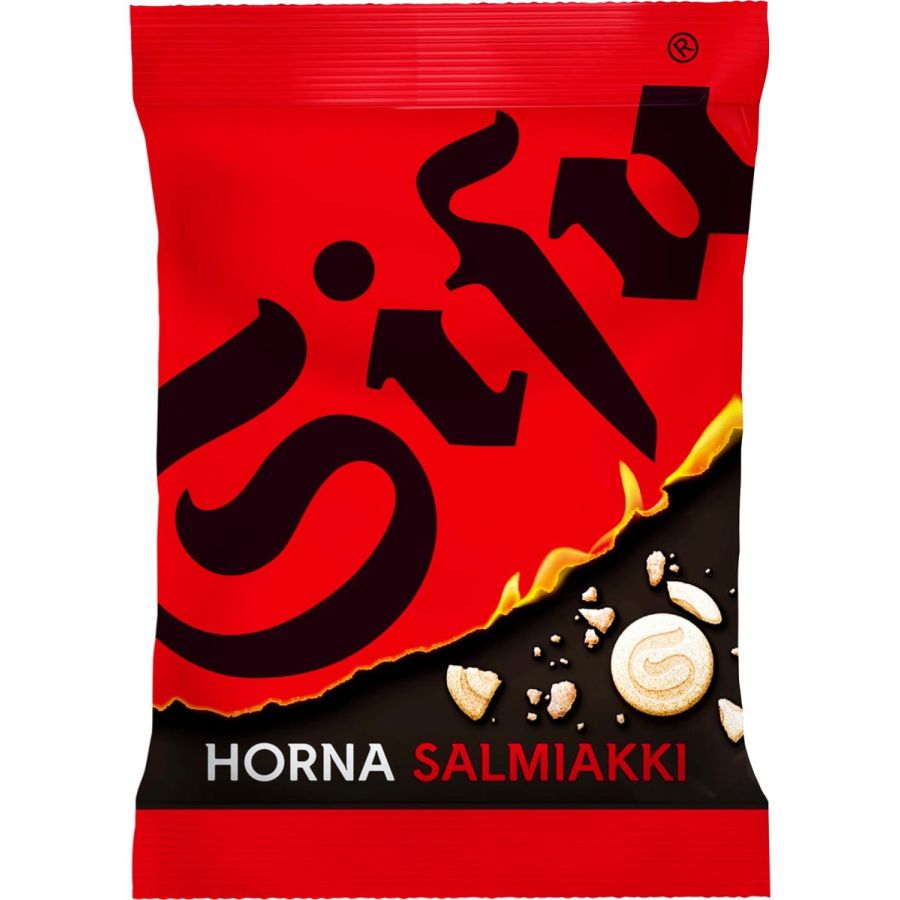 Sisu Horna Bonbons au Salmiak 40 g Sachet