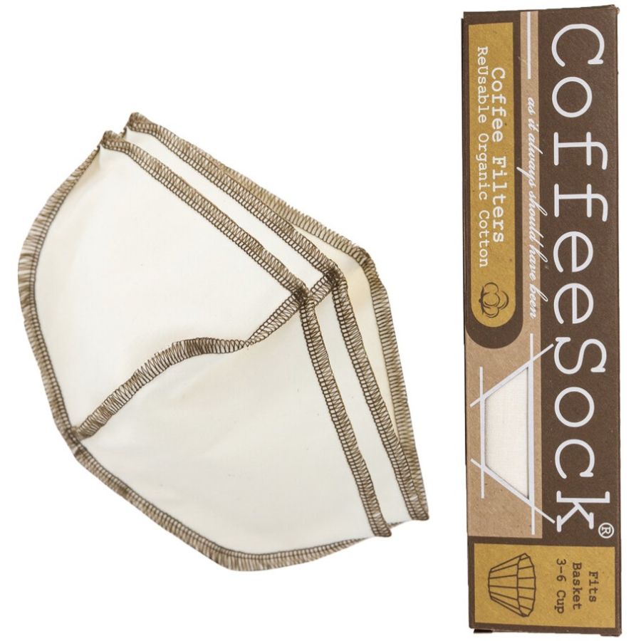 CoffeeSock Basket B1 filtro de café para 3-6 tazas, 2 uds