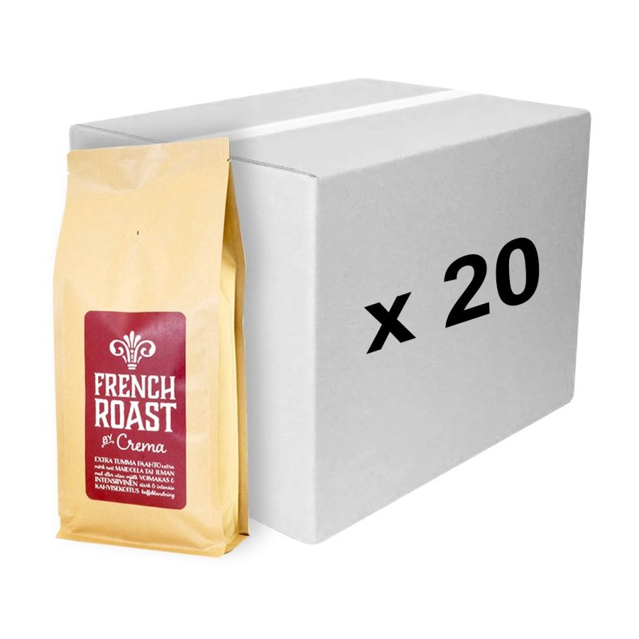 Crema French Roast 20 x 1 kg Coffee Beans