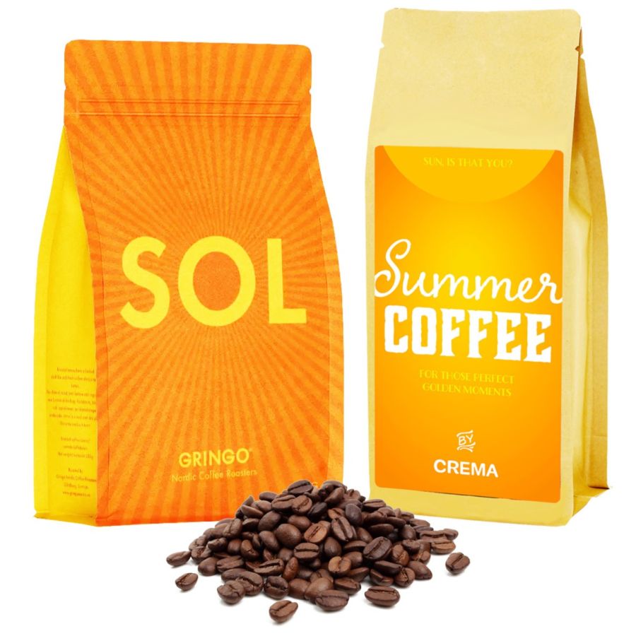 Crema & Gringo Nordic Summer Coffees 2 x 250 g Coffee Beans