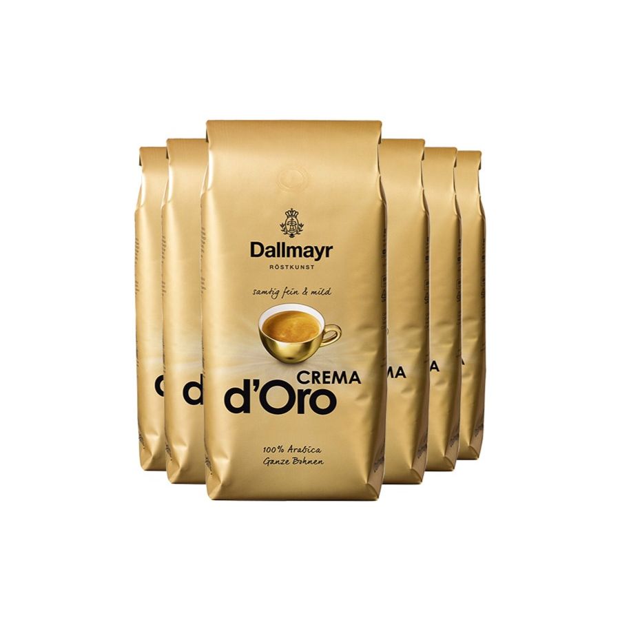 Dallmayr Crema d'Oro café en grano 6 x 1 kg