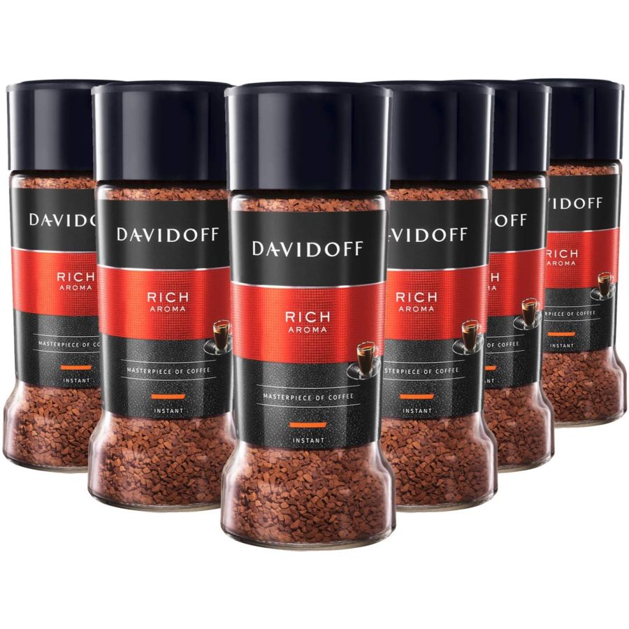 Davidoff Rich Aroma café instantané, 6 x 100 g