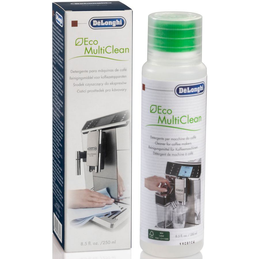 DeLonghi Eco Multi Clean cleaning liquid for milk frothers 250 ml Crema