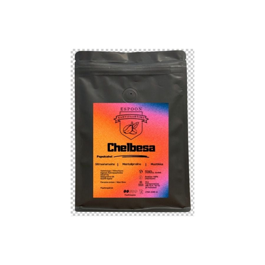 Espoon Kahvipaahtimo Etiopia Chelbesa Dry Fermented 200 g Grains de café