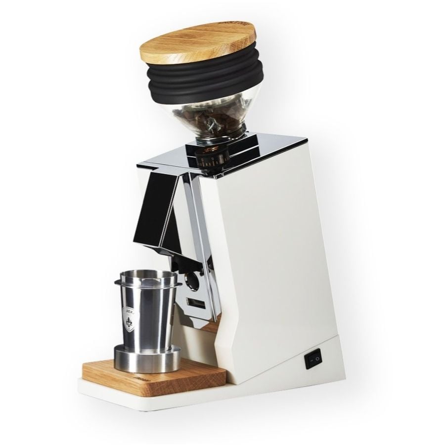 Eureka Oro Mignon Single Dose Coffee Grinder, White